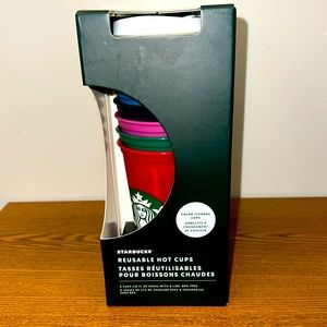 COPY - Starbucks 6 piece hot color changing cups NWT